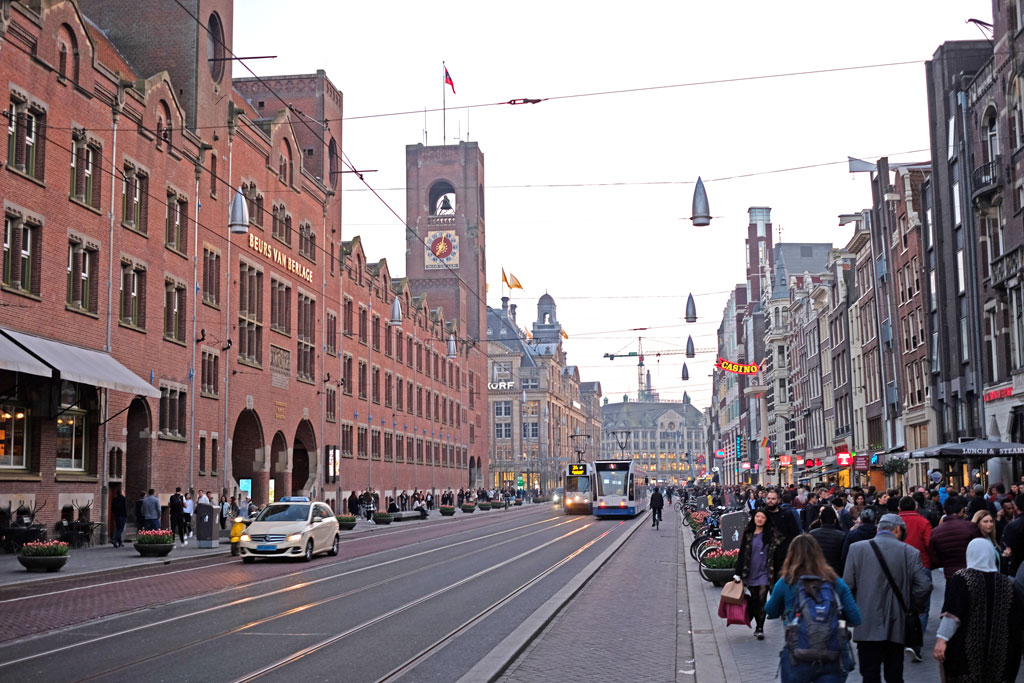 Były budynek giełdy w Amsterdamie