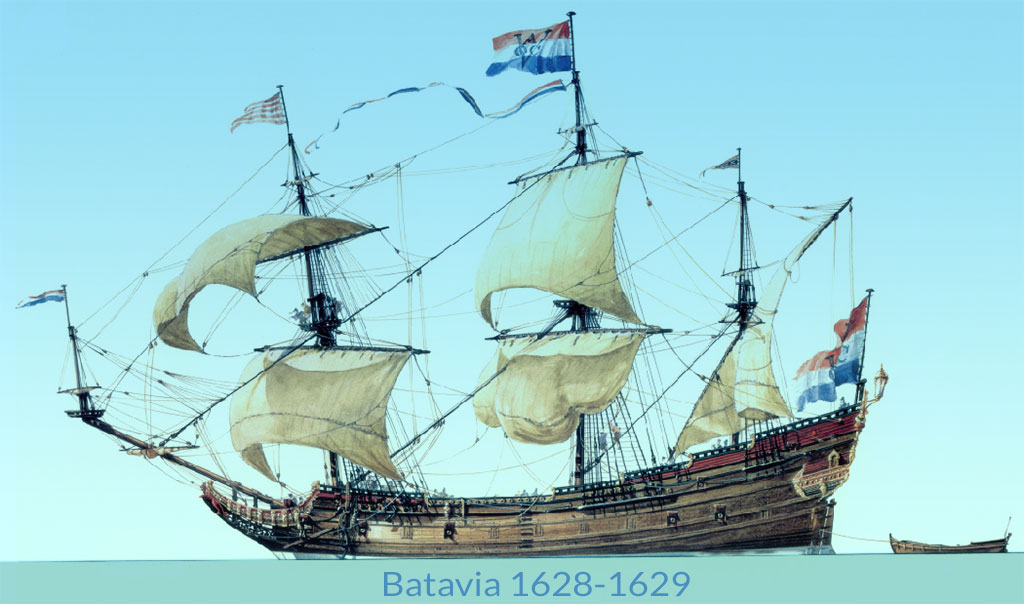 Żaglowiec kompanii holenderskiej Batavia