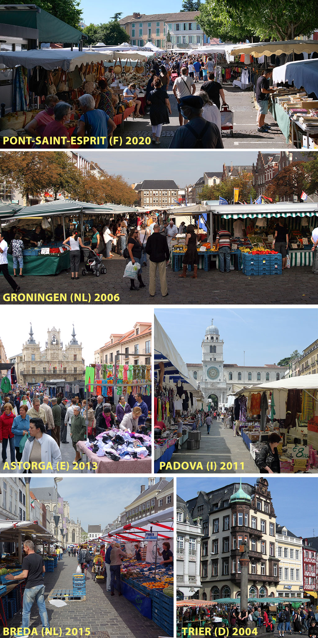 Europejskie miasta i rynek targowy