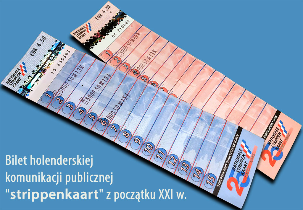 bilet autobusowy 1980-2010