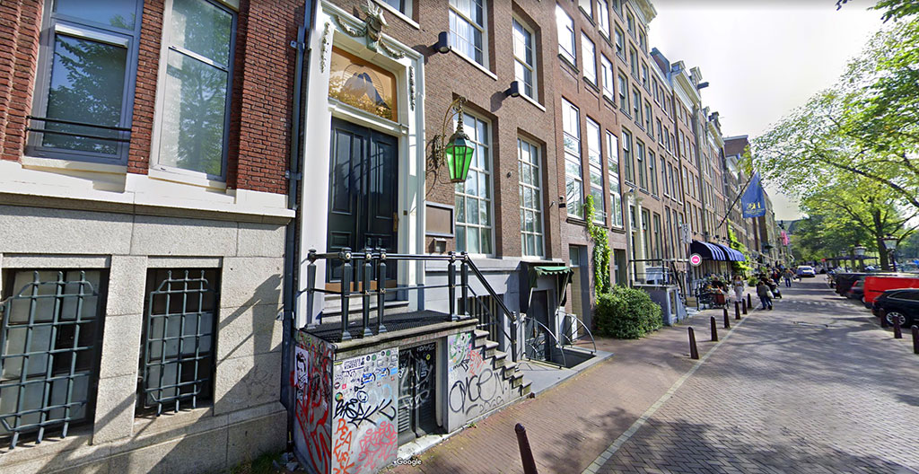 Front burdelu przy Singel w Amsterdamie