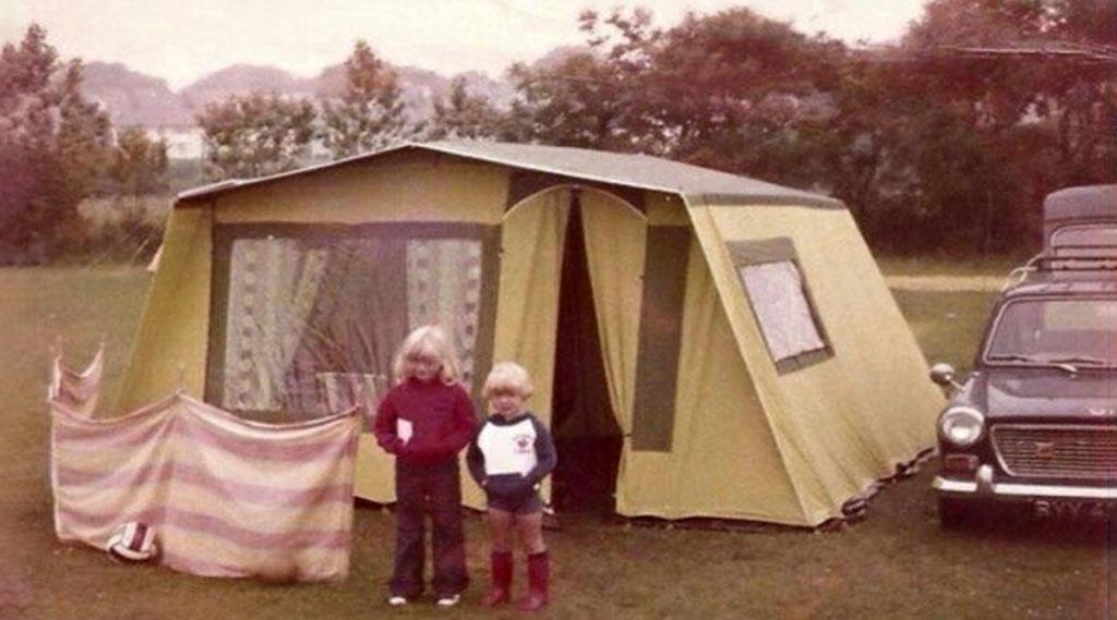 wakacje pod namiotem w 1970