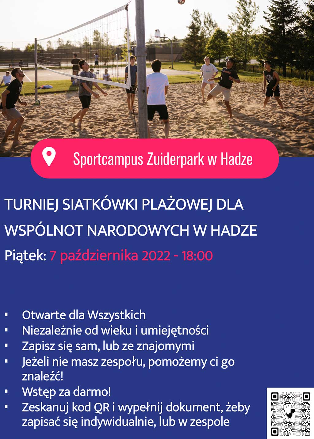 Turniej siatkówki plażowej, Haga, październik 2022