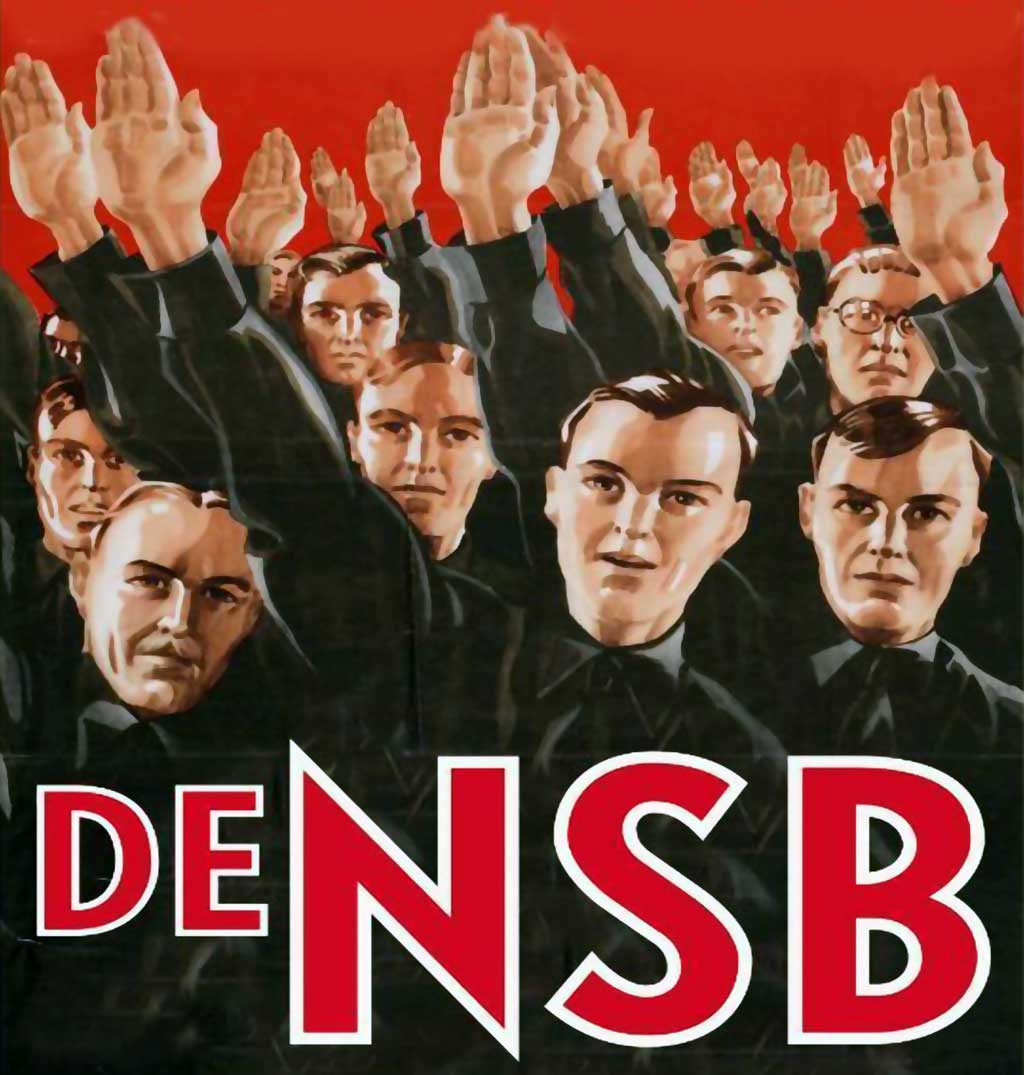Faszystowska partia NSB popularna w Holandii do 1945 r.