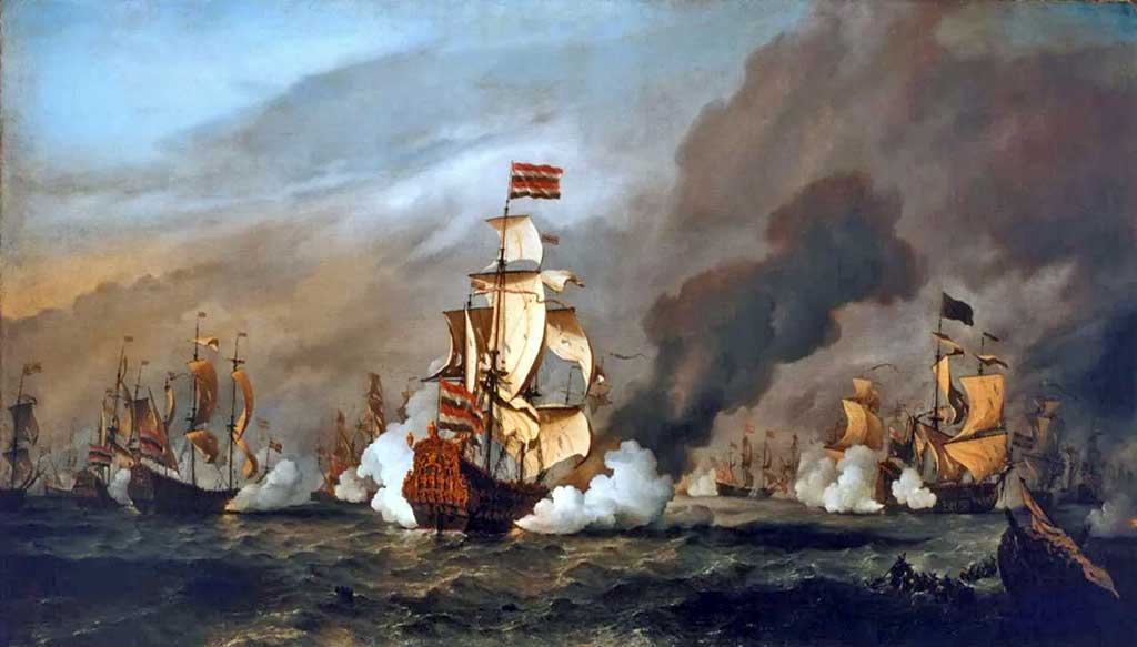 bitwa morska Holandia - Anglia
