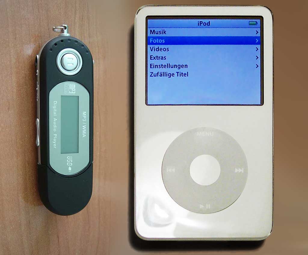 mp3 odtwarzacz i iPod