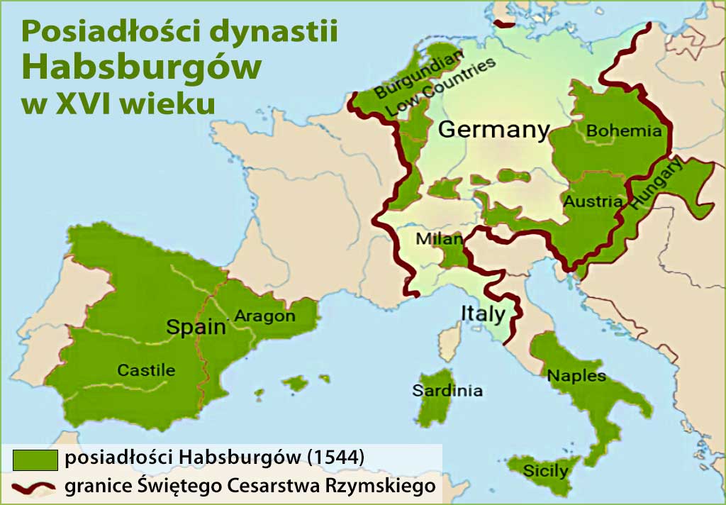 Posiadłości dynastii Habsburgów w Europie