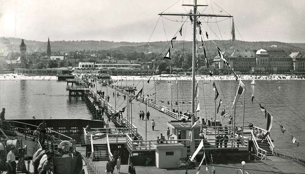 Molo Sopot 1960 rok