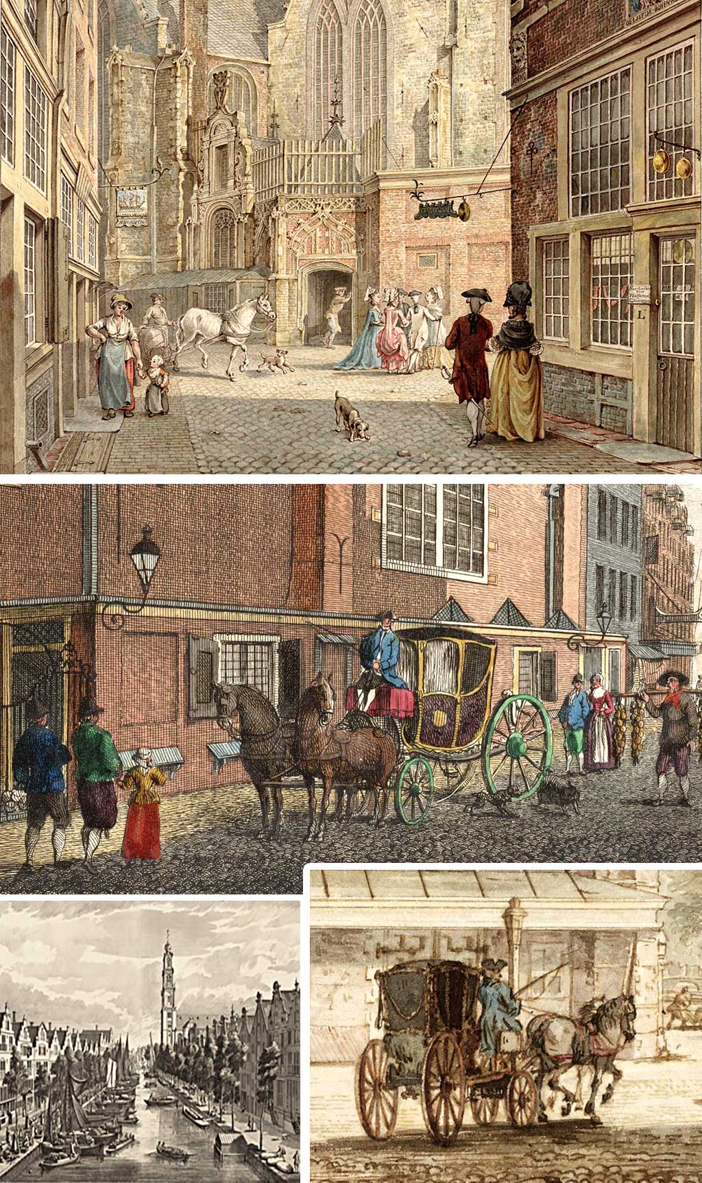 amsterdamskie bryczki XVII w.