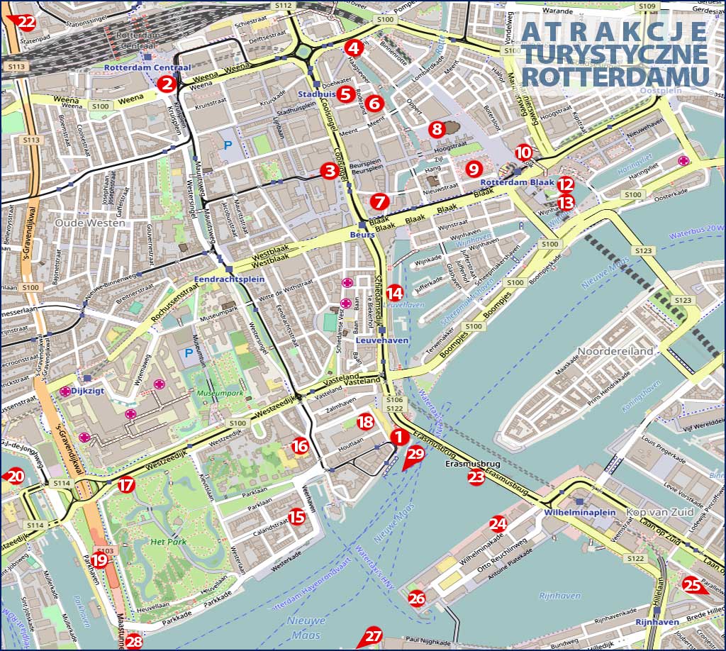 Atrakcje turystyczne Rotterdamu 2023