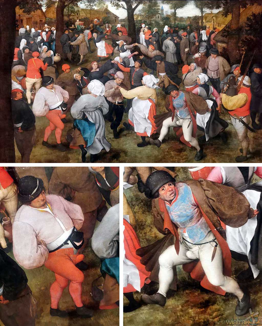 Taniec weselny - Pieter Bruegel starszy 1566